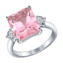 Срібне кільце з фианитом (69 фото): моделі з чорними та зеленими фіанітами з срібла, аметистом і кільце-доріжка з емаллю