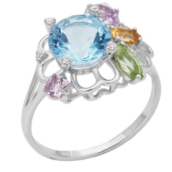 Срібне кільце з фианитом (69 фото): моделі з чорними та зеленими фіанітами з срібла, аметистом і кільце-доріжка з емаллю