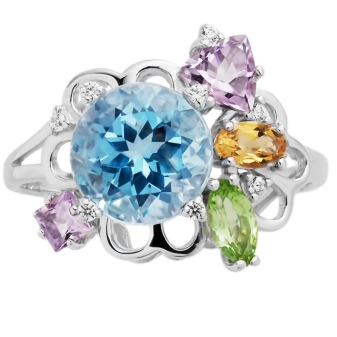 Срібне кільце з фианитом (69 фото): моделі з чорними та зеленими фіанітами з срібла, аметистом і кільце-доріжка з емаллю