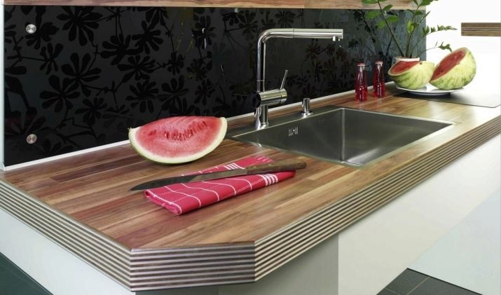 Стільниці з ДСП для кухні (39 фото): ламіновані вироби товщиною 28-38 мм, розміри кухонних стільниць з ЛДСП. Що таке постформінг?