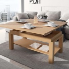 Стіл-трансформер для вітальні (62 фото): розкладні обідні круглі столи і розсувні столи-тумби, складні столи-консолі і інші моделі в зал