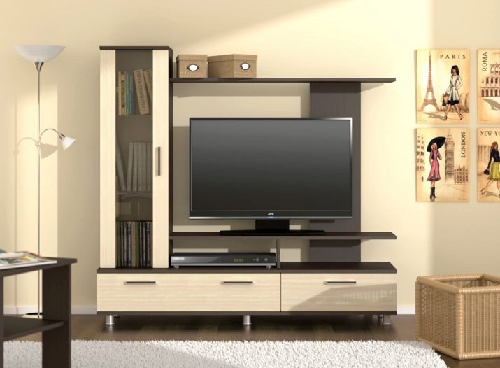 Стінки під телевізор у вітальню (62 фото): вибираємо стінки під ТВ в сучасному і іншому стилі. Моделі з гіпсокартону під великий телевізор в залі й інші варіанти