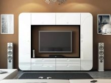 Стінки під телевізор у вітальню (62 фото): вибираємо стінки під ТВ в сучасному і іншому стилі. Моделі з гіпсокартону під великий телевізор в залі й інші варіанти