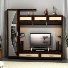 Стінки під телевізор у вітальню (62 фото): вибираємо стінки під ТВ в сучасному і іншому стилі. Моделі з гіпсокартону під великий телевізор в залі й інші варіанти