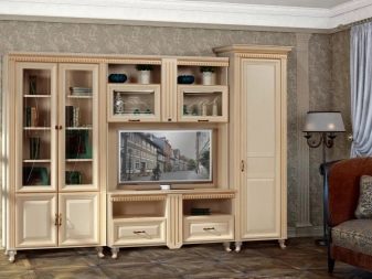 Стінки під телевізор у вітальню (62 фото): вибираємо стінки під ТВ в сучасному і іншому стилі. Моделі з гіпсокартону під великий телевізор в залі й інші варіанти