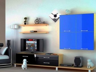 Стінки під телевізор у вітальню (62 фото): вибираємо стінки під ТВ в сучасному і іншому стилі. Моделі з гіпсокартону під великий телевізор в залі й інші варіанти