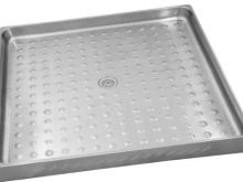 Сталеві душові піддони: емальовані піддони 800х800 мм, 70х70, 90х90 і 90х100 см, глибокі квадратні піддони із сталі і інші