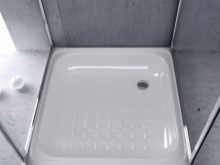 Сталеві душові піддони: емальовані піддони 800х800 мм, 70х70, 90х90 і 90х100 см, глибокі квадратні піддони із сталі і інші