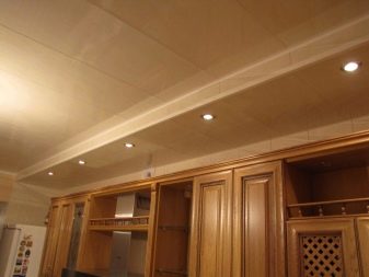 Стеля з панелей на кухні (63 фото): панельні стельові конструкції з ПВХ, МДФ, пластикові та інші, варіанти дизайну