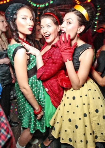 Стиляги: актуальний стиль в одязі (73 фото): як одягтися на тематичну вечірку, вбрання для жінок та дівчат стиляг