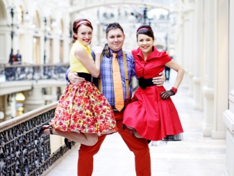 Стиляги: актуальний стиль в одязі (73 фото): як одягтися на тематичну вечірку, вбрання для жінок та дівчат стиляг