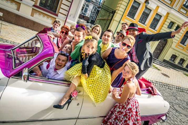 Стиляги: актуальний стиль в одязі (73 фото): як одягтися на тематичну вечірку, вбрання для жінок та дівчат стиляг