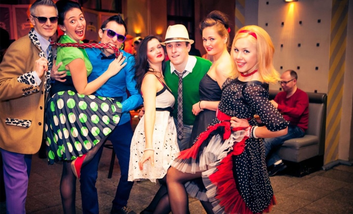 Стиляги: актуальний стиль в одязі (73 фото): як одягтися на тематичну вечірку, вбрання для жінок та дівчат стиляг