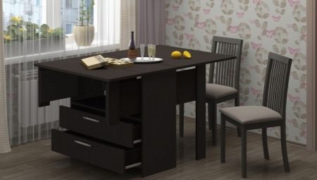 Столи-тумби для кухні (50 фото): кухонні моделі з висувними ящиками і полицями. Як підібрати стіл під раковину для маленької кімнати? Стіл для посуду 800х600х850 мм і інші моделі