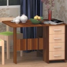 Столи-тумби для кухні (50 фото): кухонні моделі з висувними ящиками і полицями. Як підібрати стіл під раковину для маленької кімнати? Стіл для посуду 800х600х850 мм і інші моделі