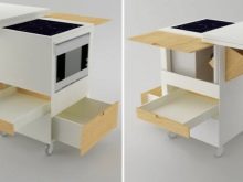 Столи-тумби для кухні (50 фото): кухонні моделі з висувними ящиками і полицями. Як підібрати стіл під раковину для маленької кімнати? Стіл для посуду 800х600х850 мм і інші моделі