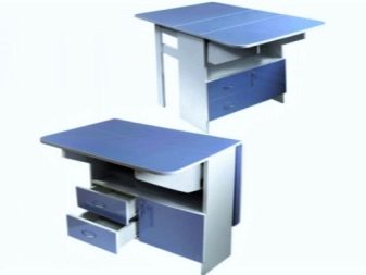 Столи-тумби для кухні (50 фото): кухонні моделі з висувними ящиками і полицями. Як підібрати стіл під раковину для маленької кімнати? Стіл для посуду 800х600х850 мм і інші моделі