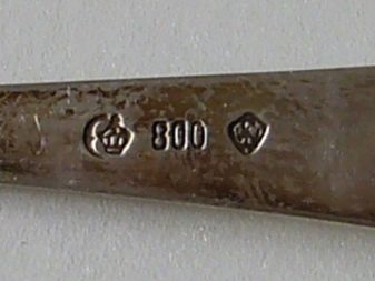 Столове срібло: проби радянських антикварних та зарубіжних срібних приладів, старовинне і сучасне срібло