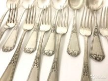 Столове срібло: проби радянських антикварних та зарубіжних срібних приладів, старовинне і сучасне срібло