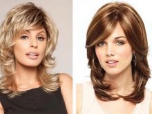 Стрижка “аврора” на середні волосся (45 фото): особливості жіночої зачіски, варіанти для кучерявих і прямих волосся середньої довжини