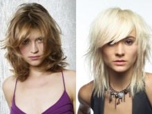 Стрижка “аврора” на середні волосся (45 фото): особливості жіночої зачіски, варіанти для кучерявих і прямих волосся середньої довжини