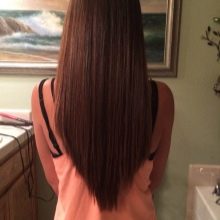 Стрижка драбинка на довге волосся (фото 52): жіноча зачіска на дуже довге волосся, драбинка по всій голові на прямі і хвилясті волосся, вид ззаду і спереду