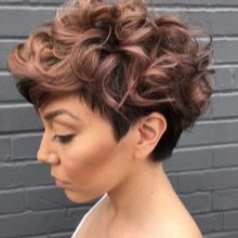 Стрижка «піксі» для круглого особи (42 фото): коротка зачіска «боб» на тонкі волосся, варіанти-2020 на середню довжину