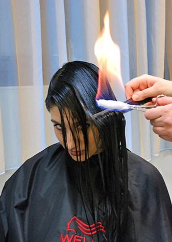 Стрижка вогнем (47 фото): що таке пирофорез? Догляд за волоссям після вогняної процедури, відгуки дівчат