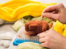 Сухе валяння (34 фото): техніка фильцевания з вовни, валяння на трикотажі і інші варіанти. Вибір машинки