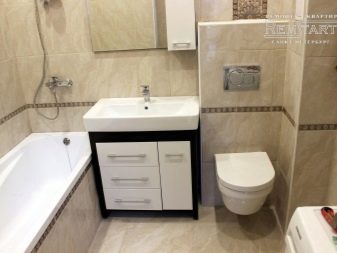 Суміщений санвузол в «хрущовці» (75 фото): дизайн маленької ванни, поєднаної з туалетом. Яких розмірів бувають кімнати? Ідеї оформлення інтер’єру санвузли з пральною машиною