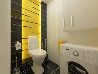 Суміщений санвузол в «хрущовці» (75 фото): дизайн маленької ванни, поєднаної з туалетом. Яких розмірів бувають кімнати? Ідеї оформлення інтер’єру санвузли з пральною машиною