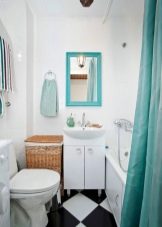 Суміщений санвузол в «хрущовці» (75 фото): дизайн маленької ванни, поєднаної з туалетом. Яких розмірів бувають кімнати? Ідеї оформлення інтер’єру санвузли з пральною машиною