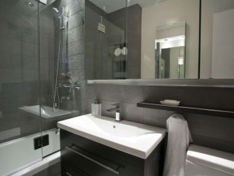 Суміщений санвузол в «хрущовці» (75 фото): дизайн маленької ванни, поєднаної з туалетом. Яких розмірів бувають кімнати? Ідеї оформлення інтер’єру санвузли з пральною машиною