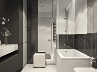 Суміщений санвузол в «хрущовці» (75 фото): дизайн маленької ванни, поєднаної з туалетом. Яких розмірів бувають кімнати? Ідеї оформлення інтер’єру санвузли з пральною машиною