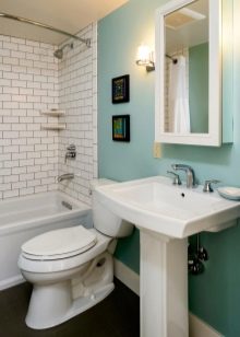 Суміщений санвузол в «хрущовці» (75 фото): дизайн маленької ванни, поєднаної з туалетом. Яких розмірів бувають кімнати? Ідеї оформлення інтер’єру санвузли з пральною машиною