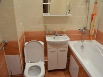 Суміщений санвузол в «хрущовці» (75 фото): дизайн маленької ванни, поєднаної з туалетом. Яких розмірів бувають кімнати? Ідеї оформлення інтер’єру санвузли з пральною машиною