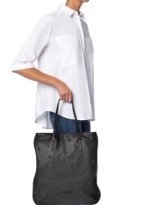 Сумка Armani Jeans (67 фото): жіночі лакові та інші брендові моделі