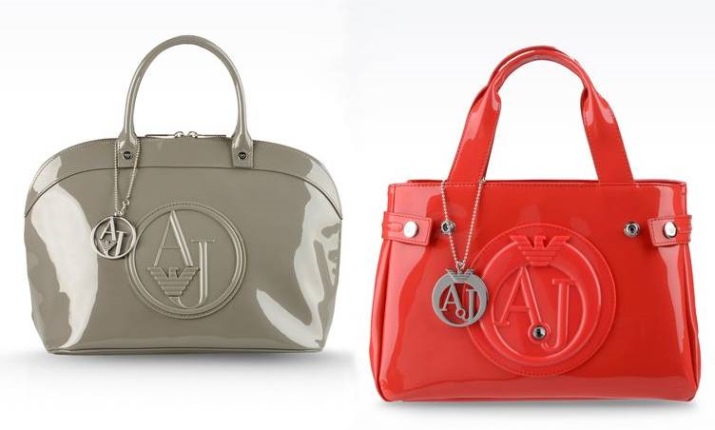 Сумка Armani Jeans (67 фото): жіночі лакові та інші брендові моделі