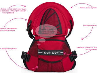 Сумка-кенгуру (67 фото): моделі для новонародженої дитини і малюків Chicco