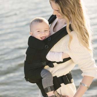 Сумка-кенгуру (67 фото): моделі для новонародженої дитини і малюків Chicco