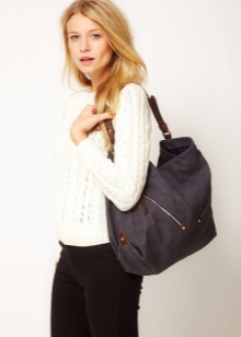 Сумка мішок (74 фото): з чим носити, матеріали і тканини, замшеві і в’язані, на ремінці або ланцюжку