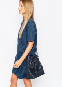 Сумка мішок (74 фото): з чим носити, матеріали і тканини, замшеві і в’язані, на ремінці або ланцюжку