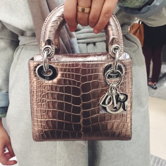 Сумки Dior (104 фото): модель Lady з метеликами, Open bar і Miss Dior, клатчі, скільки коштують, огляд нової колекції