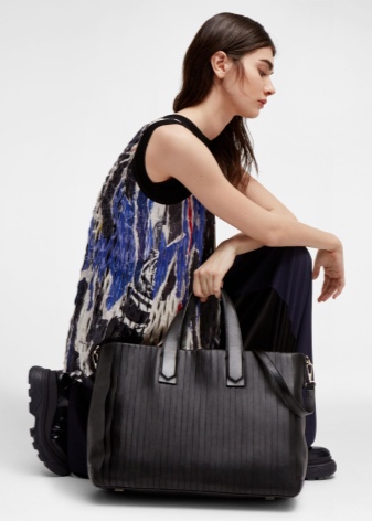 Сумки DKNY (72 фото): моделі через плече, як відрізнити оригінал від підробки, відгуки