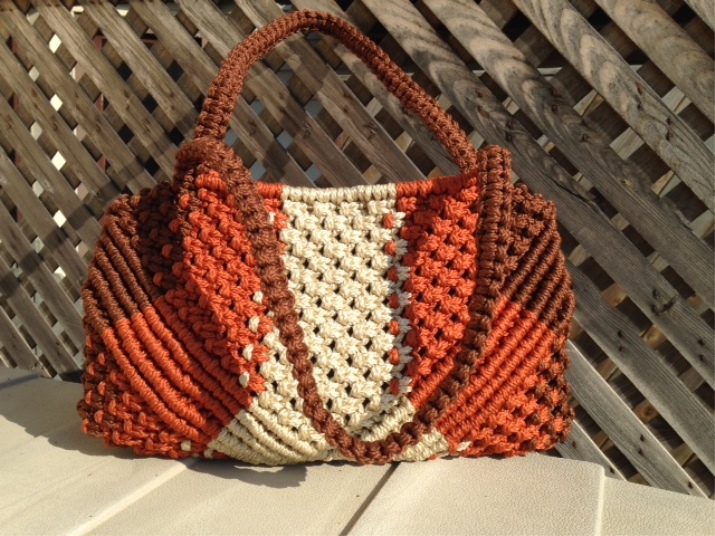 Сумки Макраме (46 фото): майстер клас з плетіння в техніці макраме