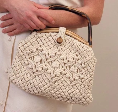 Сумки Макраме (46 фото): майстер клас з плетіння в техніці макраме