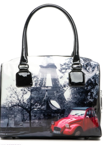 Сумки з аплікацією, принтом (75 фото): жіночі моделі з квітковим принтом і малюнками, з чим носити