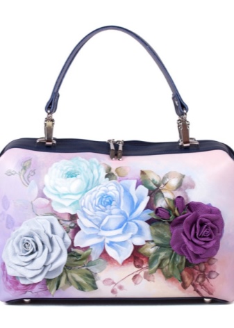 Сумки з аплікацією, принтом (75 фото): жіночі моделі з квітковим принтом і малюнками, з чим носити