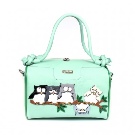 Сумки з аплікацією, принтом (75 фото): жіночі моделі з квітковим принтом і малюнками, з чим носити