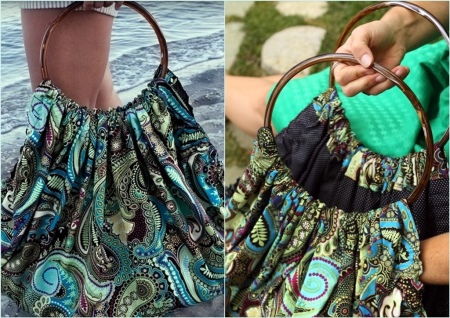 Сумки з тканини (89 фото): жіночі тканеві еко-моделі, майстер клас з пошиву, як зробити сумку з мішковини і льону